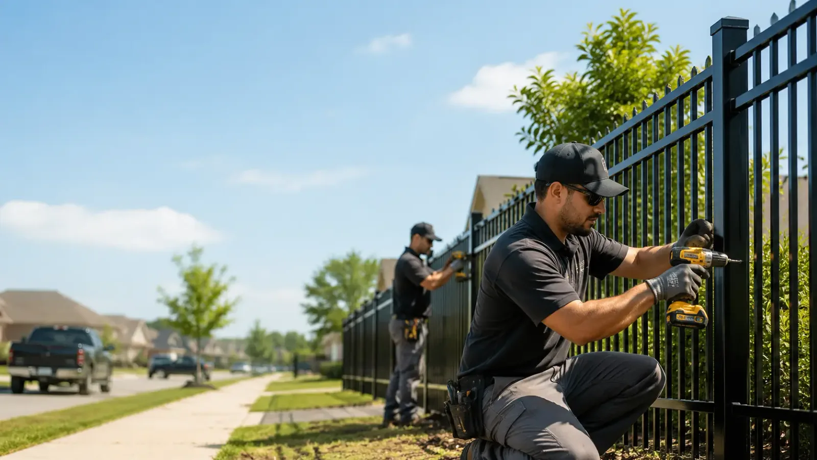 Metal Fence Installation in Grottoes, VA